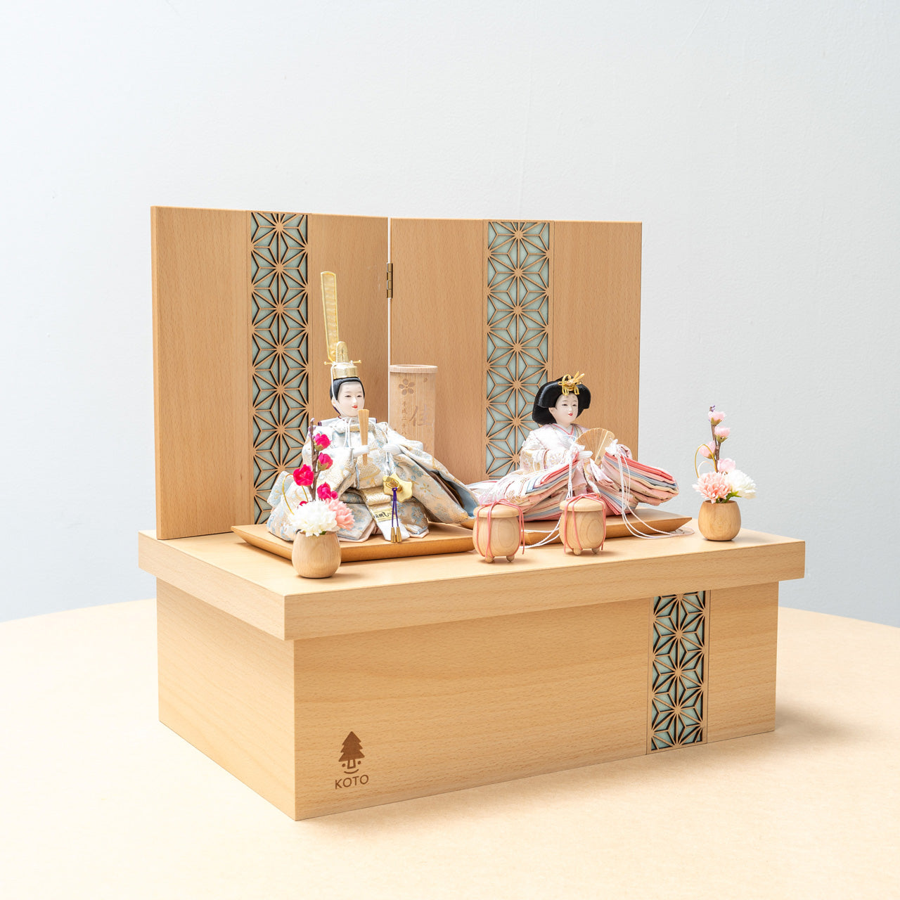 ことのひな人形 そら 麻の葉 収納
