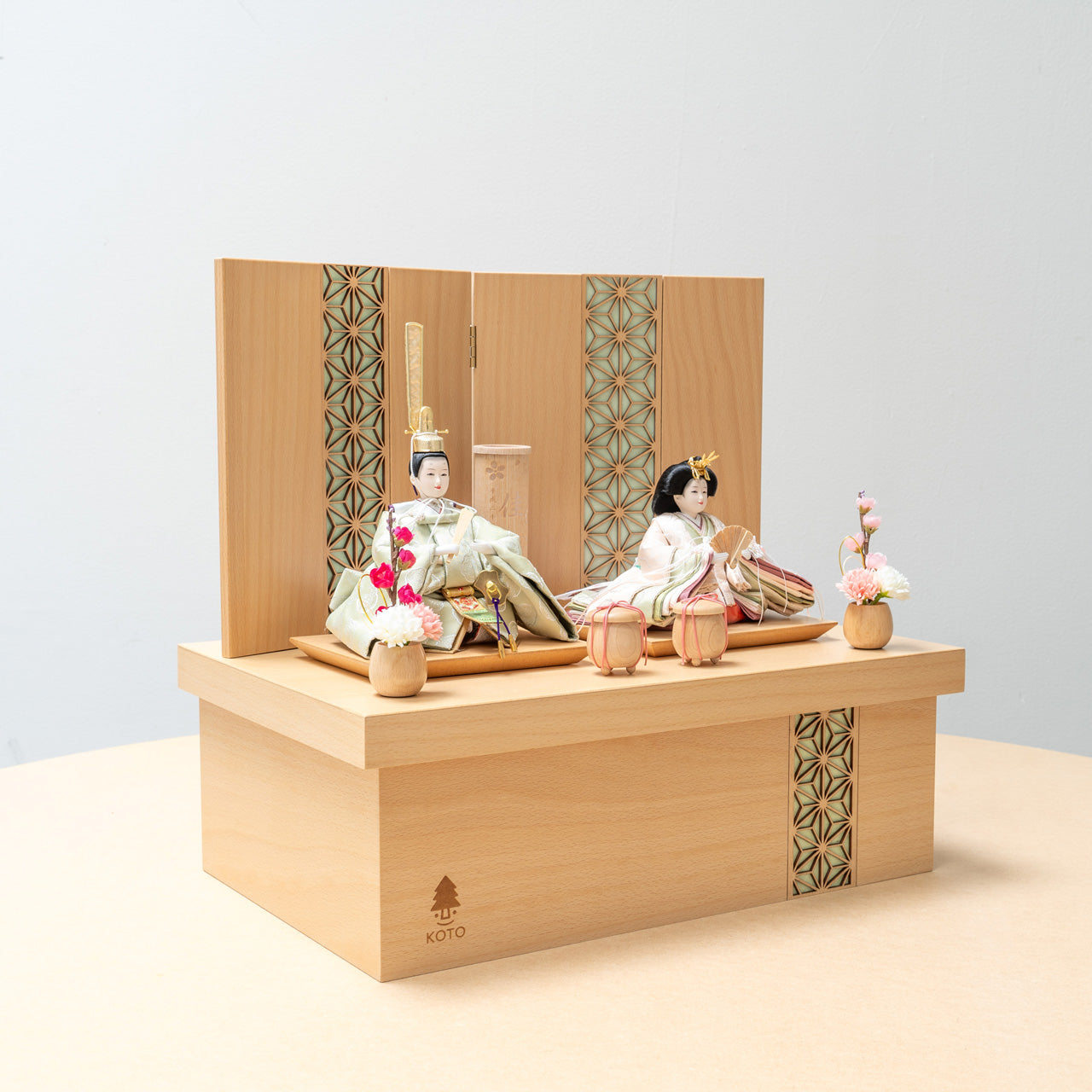ことのひな人形 このは 麻の葉 収納