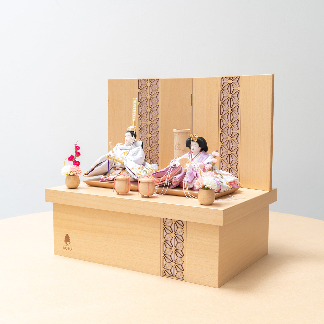 ことのひな人形 はな 麻の葉 収納