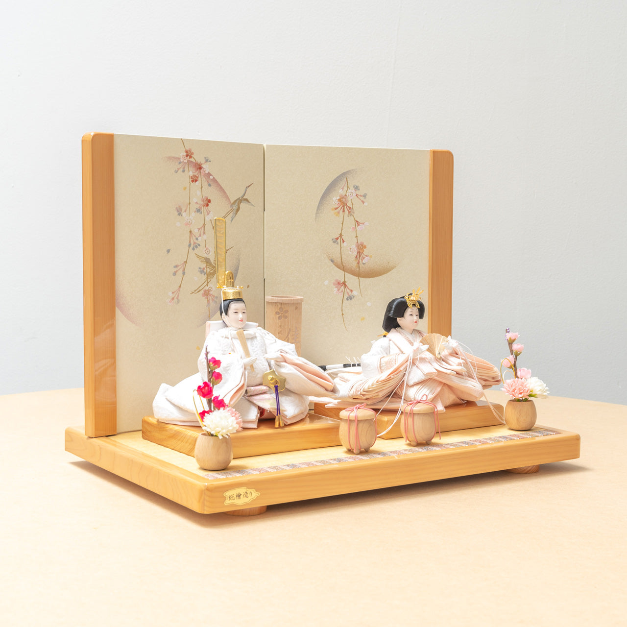 ことのひな人形 ゆき ひのき 平台