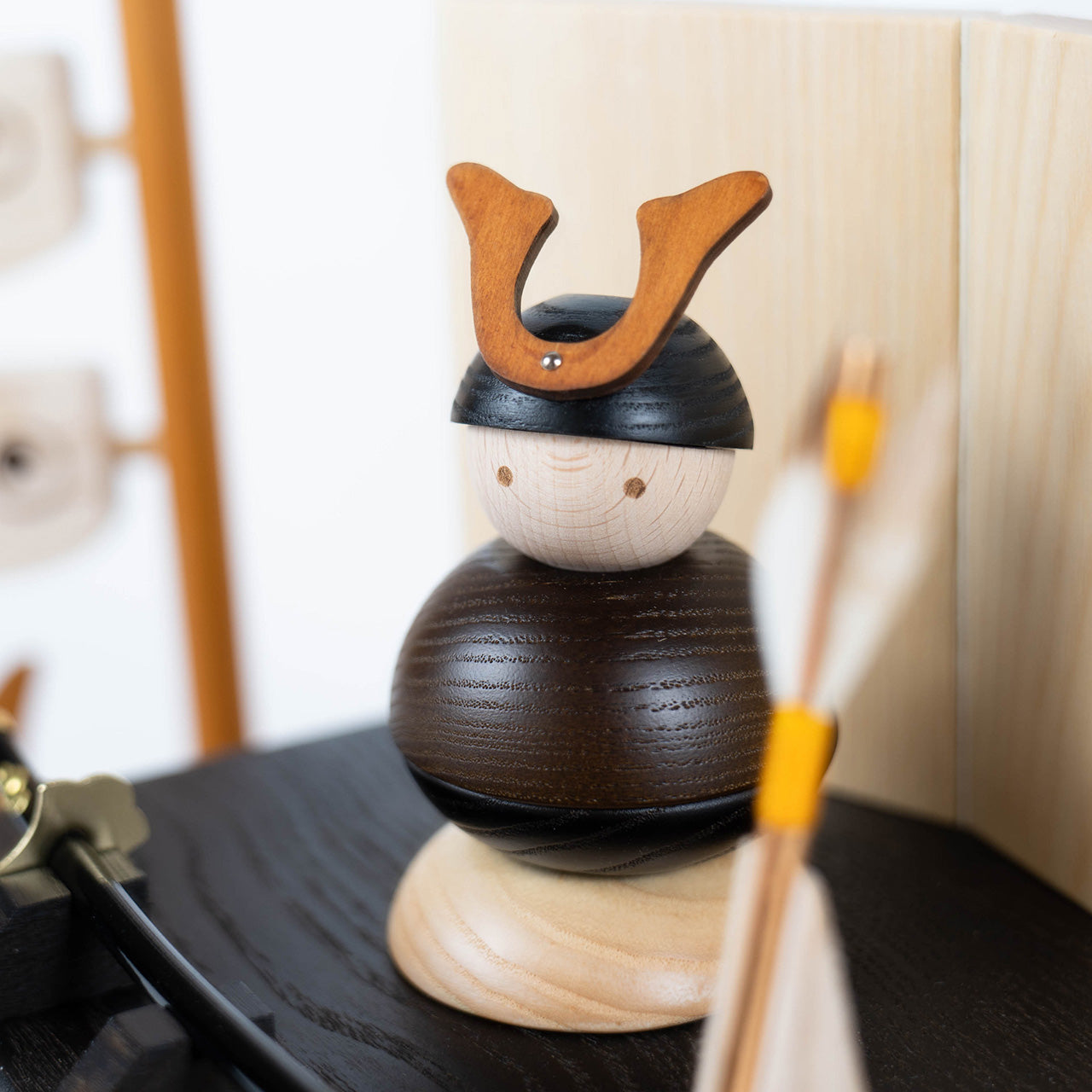 ことの木製鎧 大鍬 収納(鯉のぼり付)