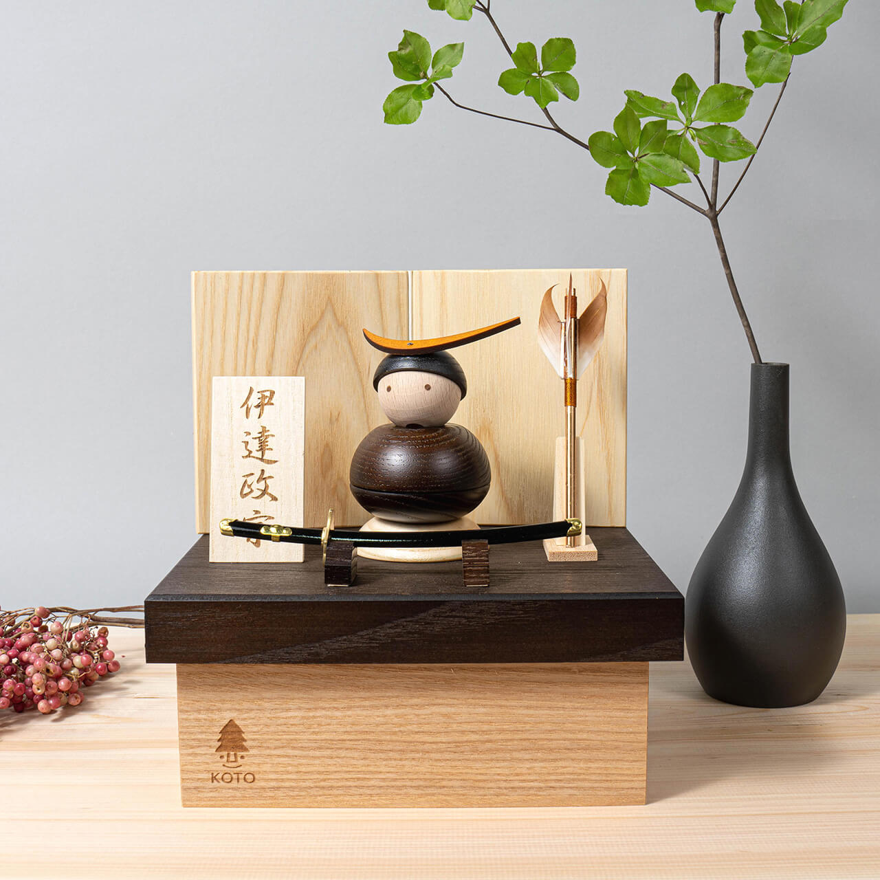 ことの木製鎧 伊達政宗 収納