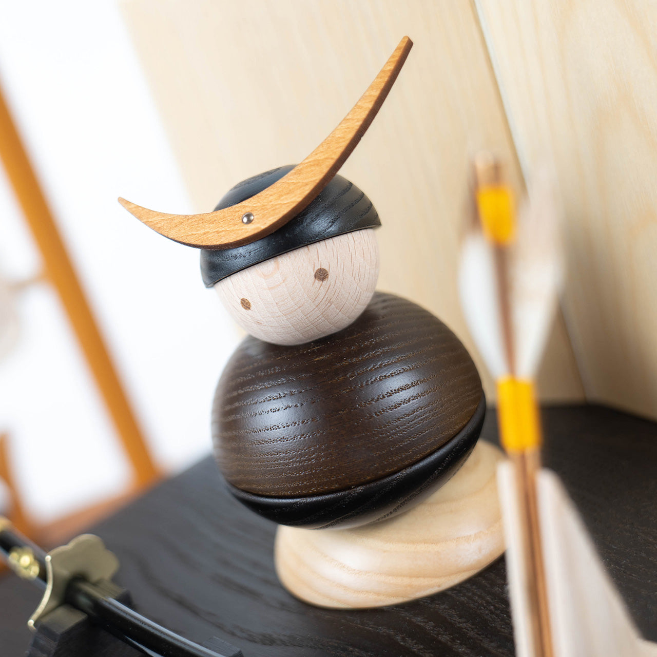 ことの木製鎧 伊達政宗 収納(鯉のぼり付)