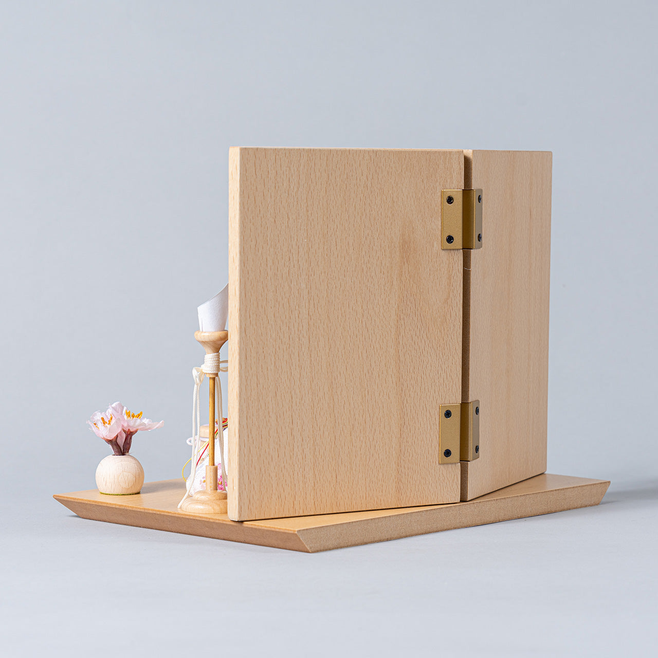 ことの木目込ひな そら 麻の葉 平台
