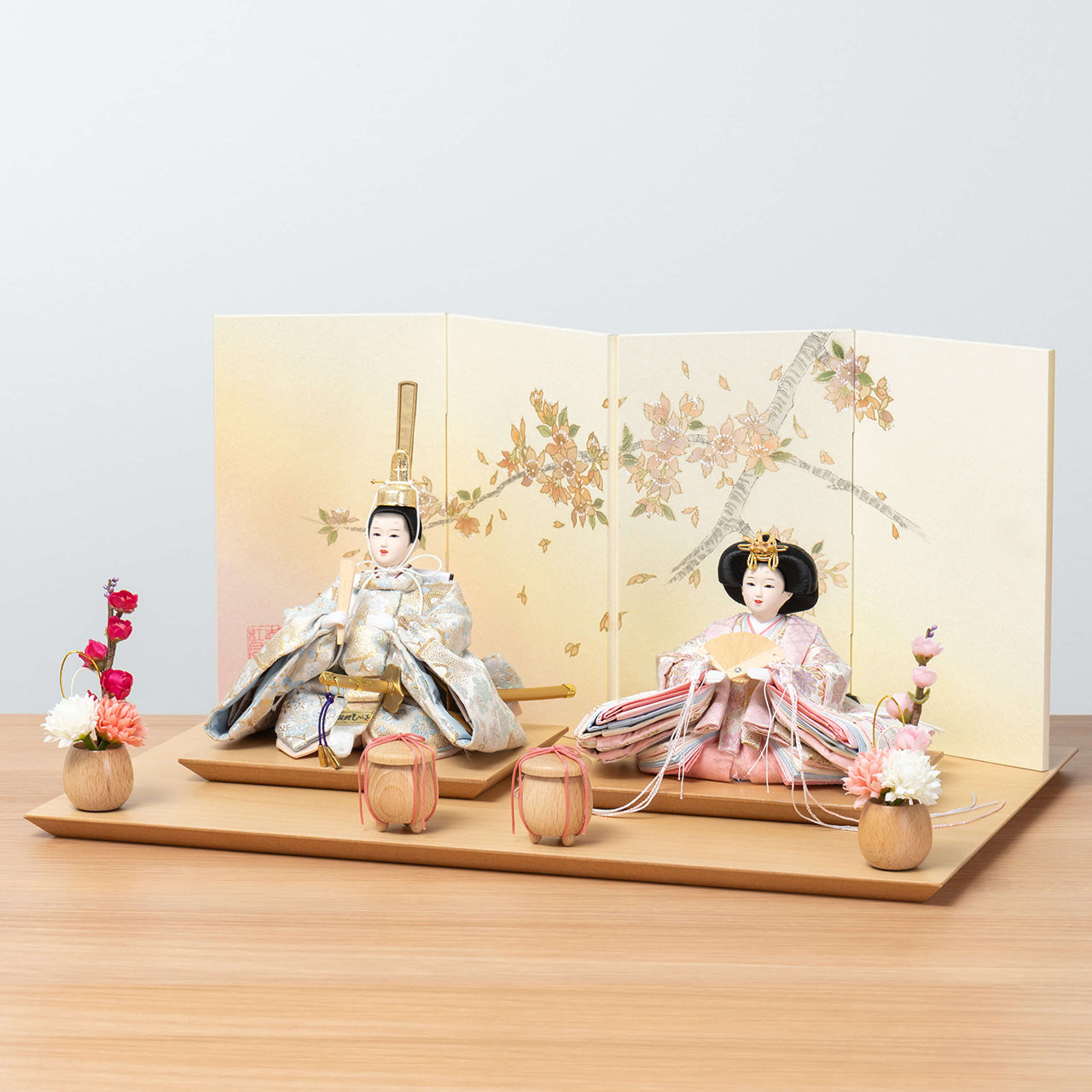 ことのひな人形 そら 手描桜平台