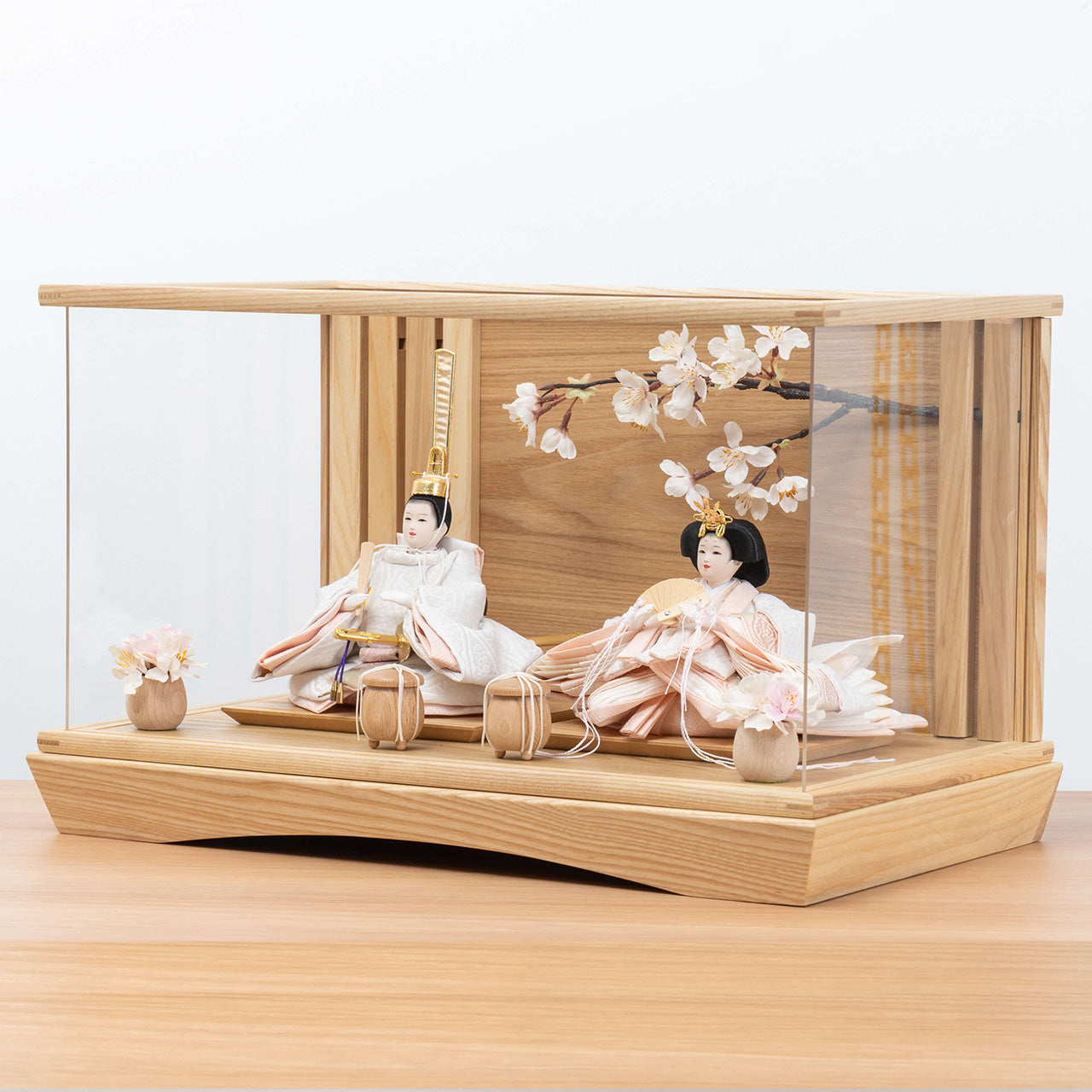 ことのひな人形 ゆき 桜円ケース