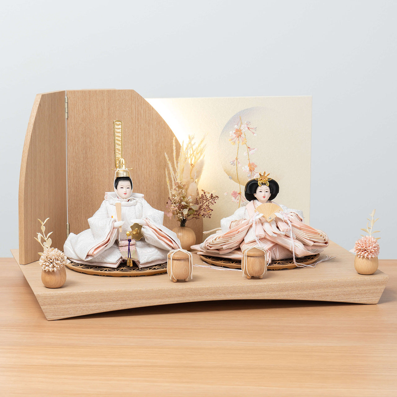 【特別価格】ことのひな人形 ゆき 灯平台 立花P付