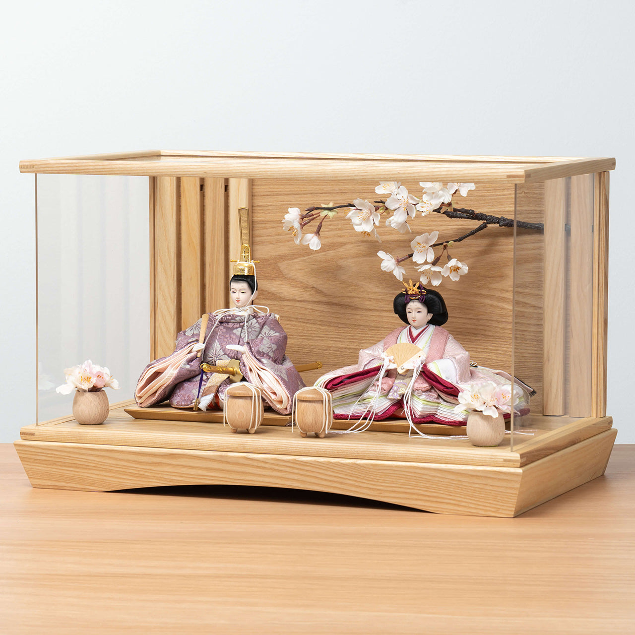 ことのひな人形 ゆい 桜 円ケース