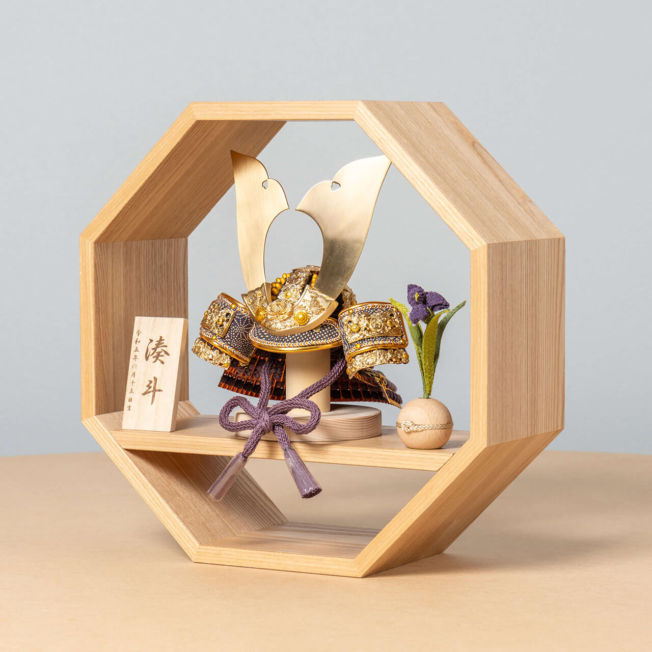 KOTO×悠雅コラボ兜 金大鍬 八角 ナチュラル