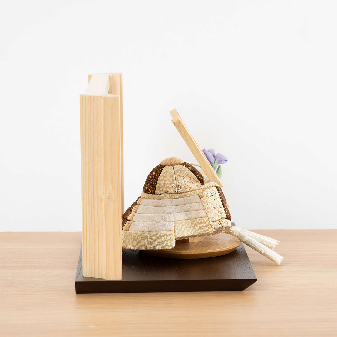 ことの木目込かぶと つき 鍬形 組子細工 麻の葉