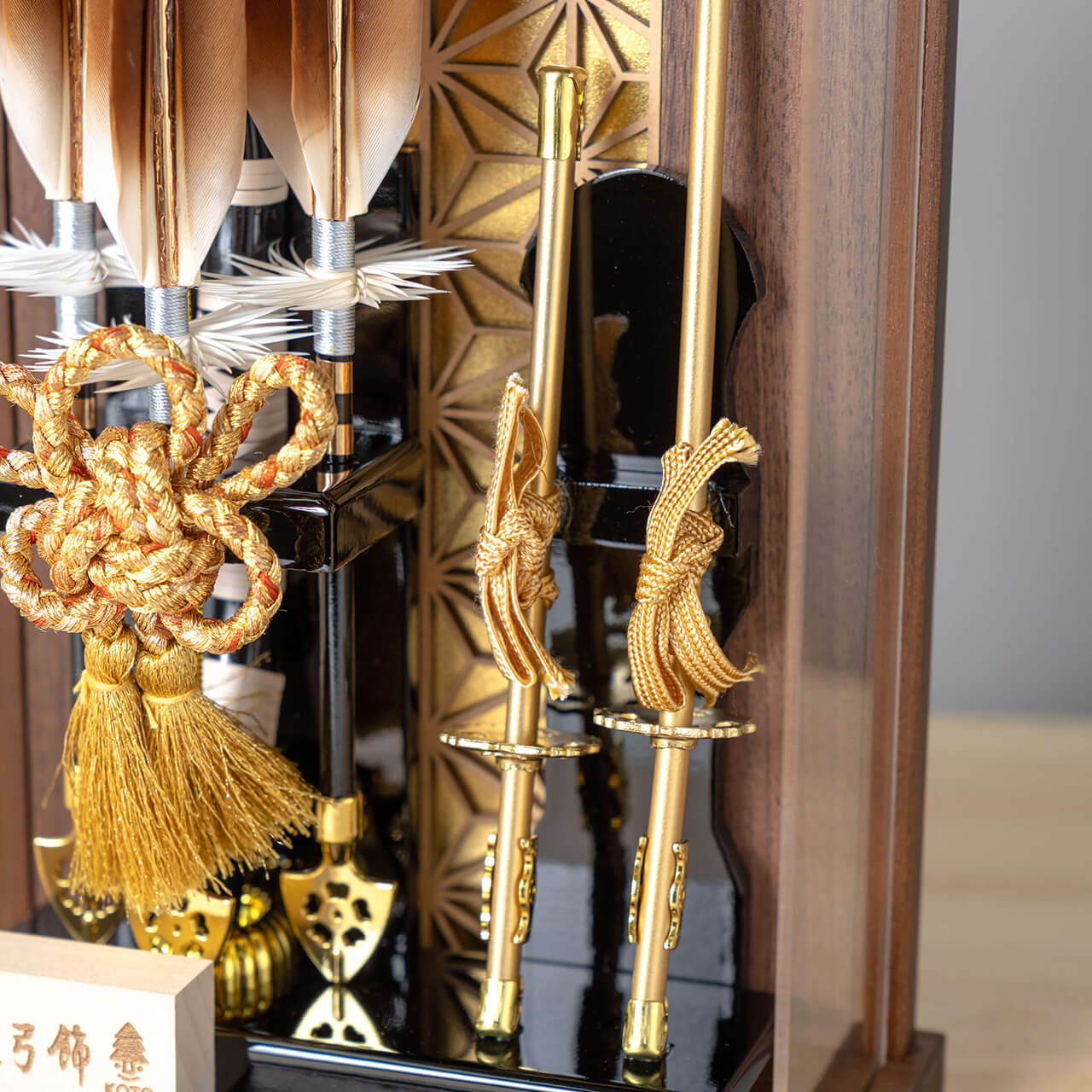 ことの破魔弓　つき　麻の葉Bケース