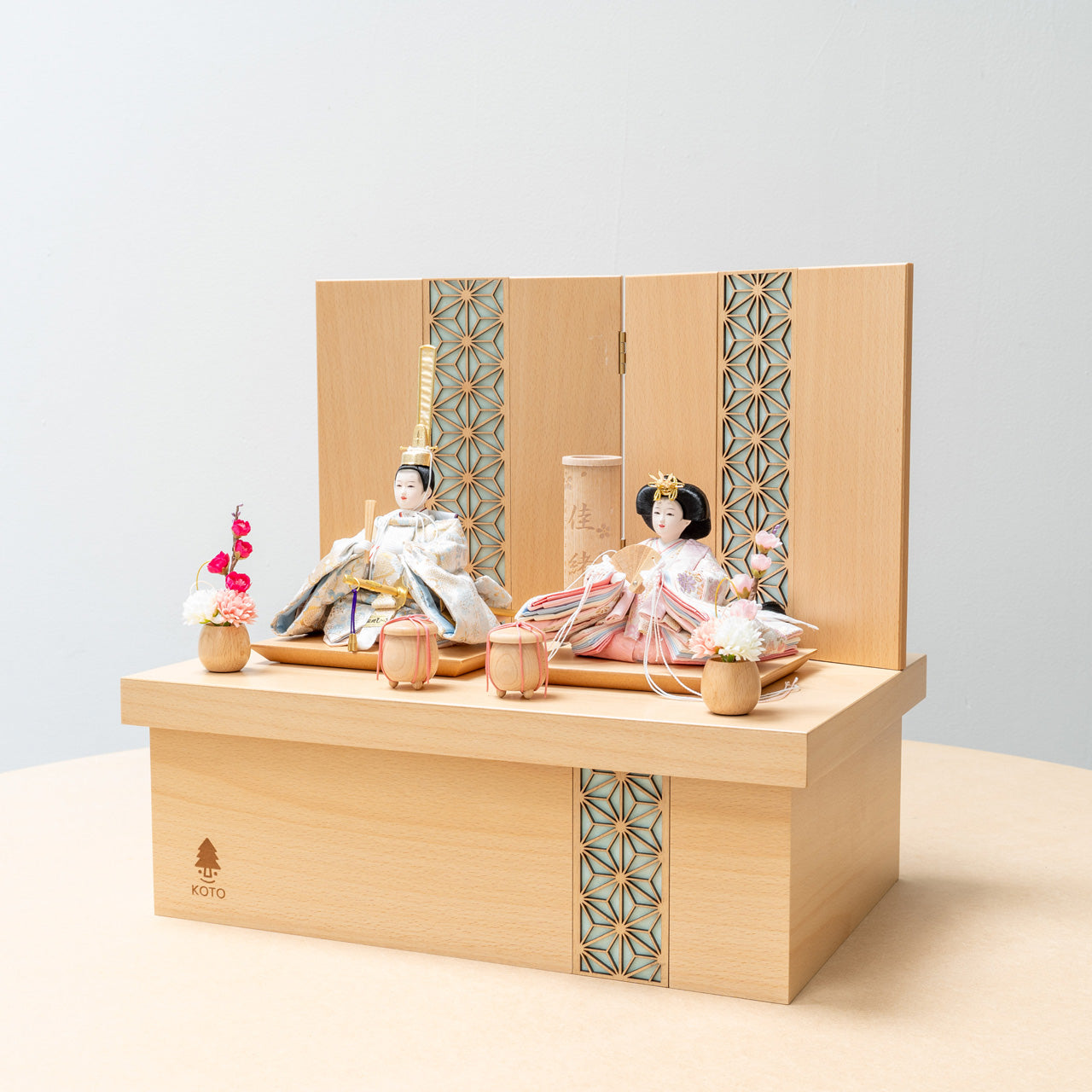 ことのひな人形　そら　麻の葉　収納