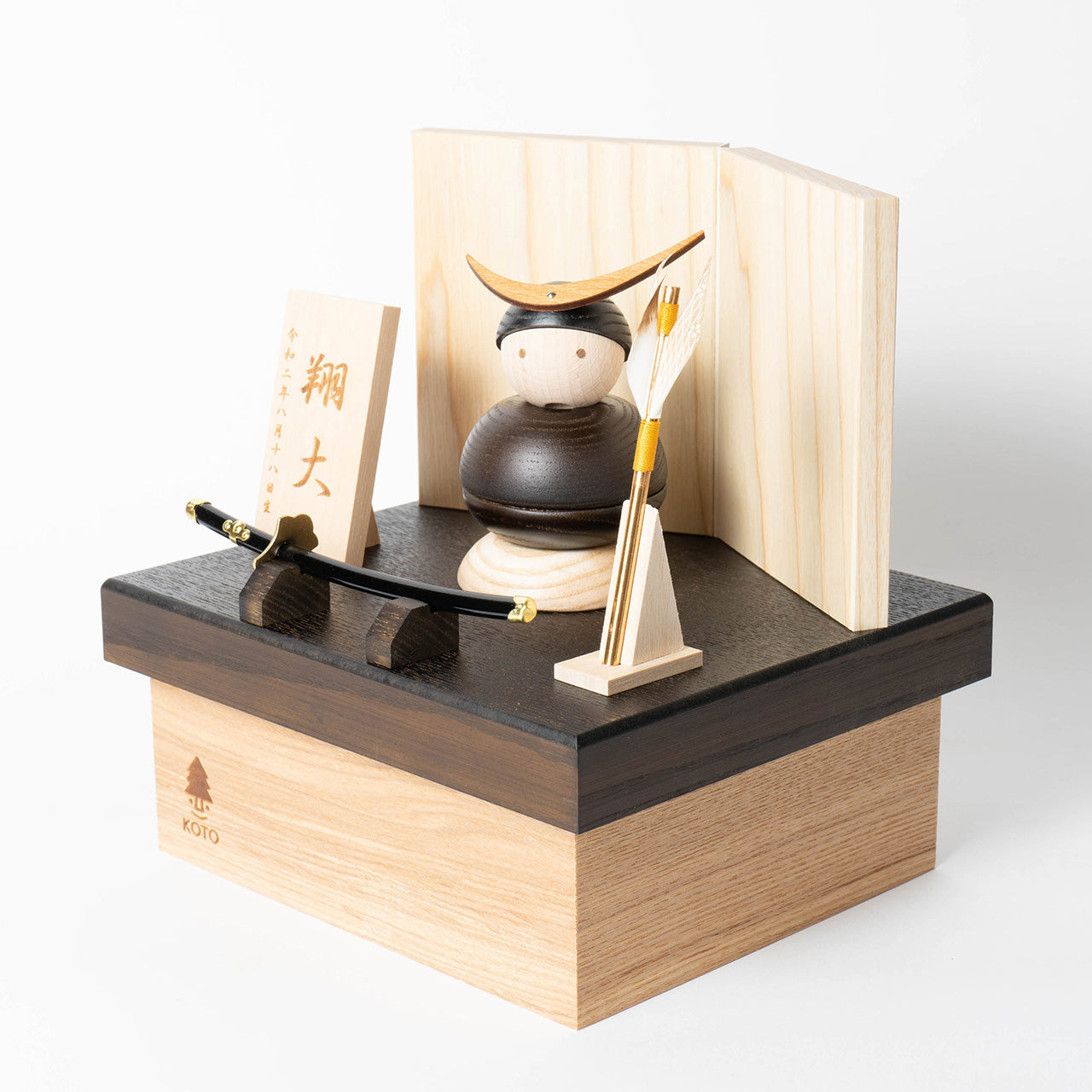 ことの木製鎧　伊達政宗　収納
