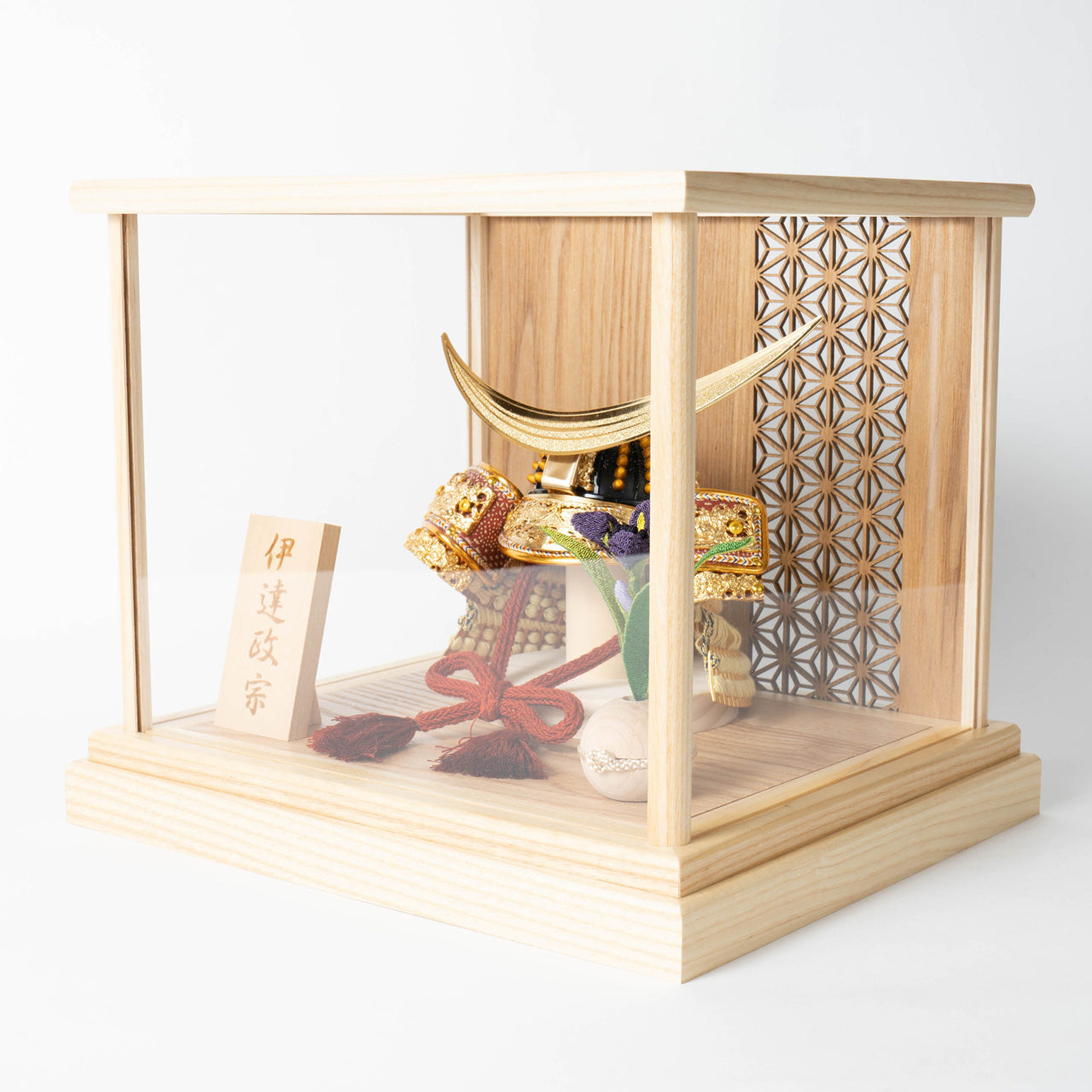 KOTO×悠雅コラボ兜　伊達政宗　麻の葉　Nケース