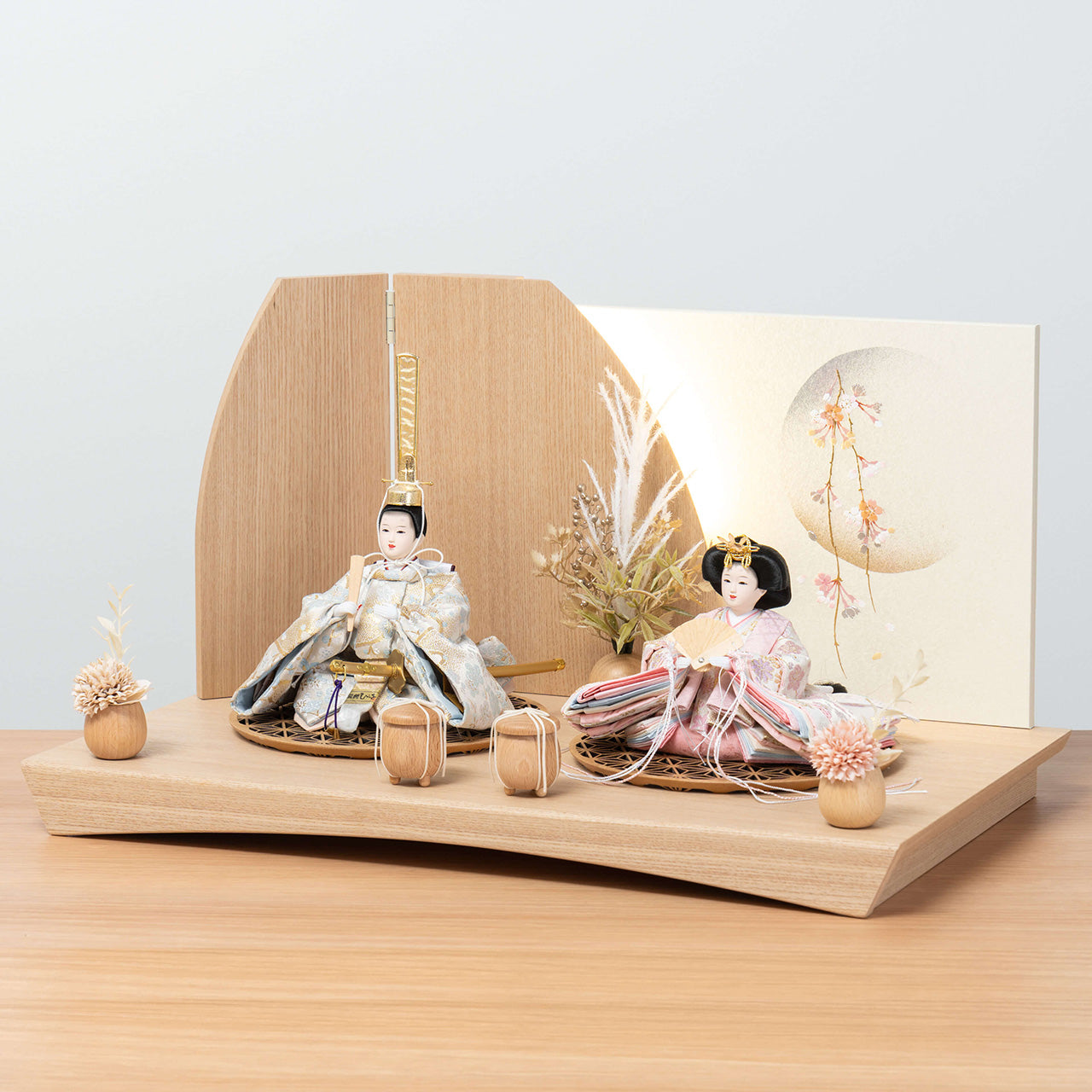 【早割】ことのひな人形　そら　灯平台　立花B付