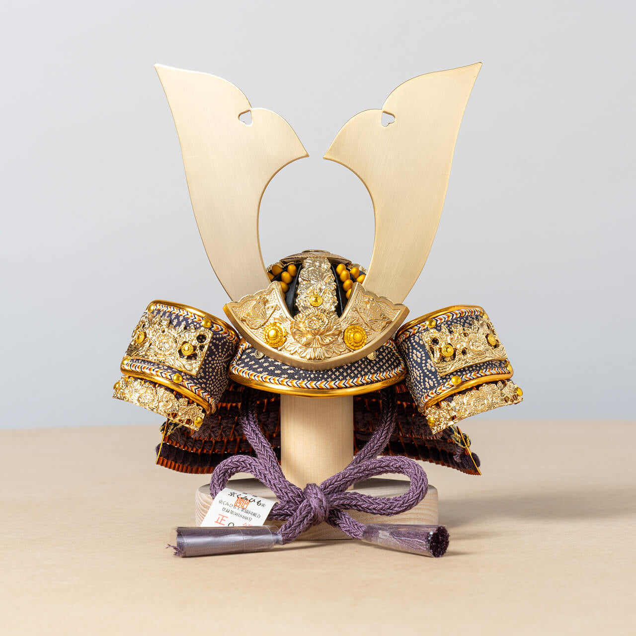 KOTO×悠雅コラボ兜　金大鍬　麻の葉　Nケース