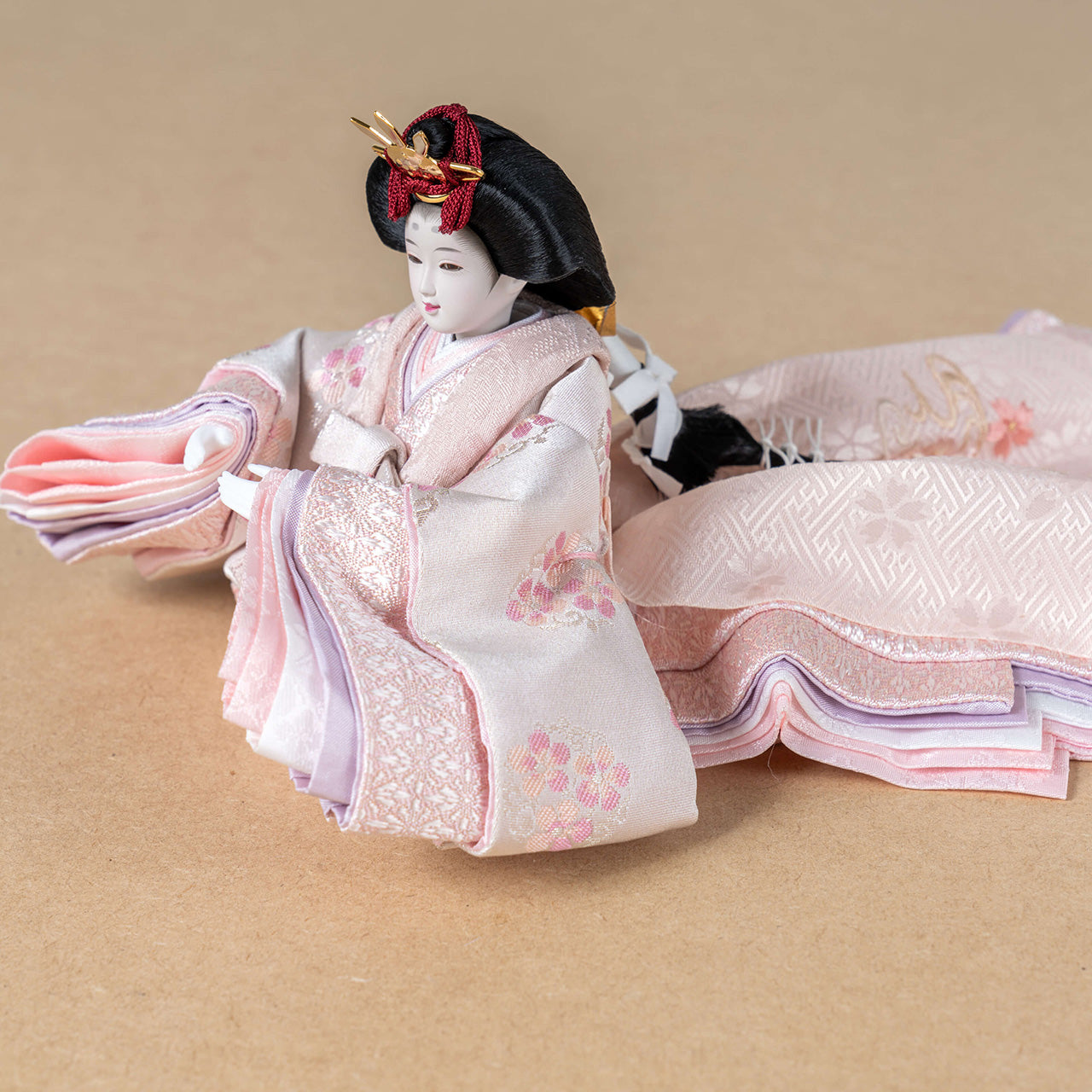 【早割】ことの平安ひな　はな　手描桜平台
