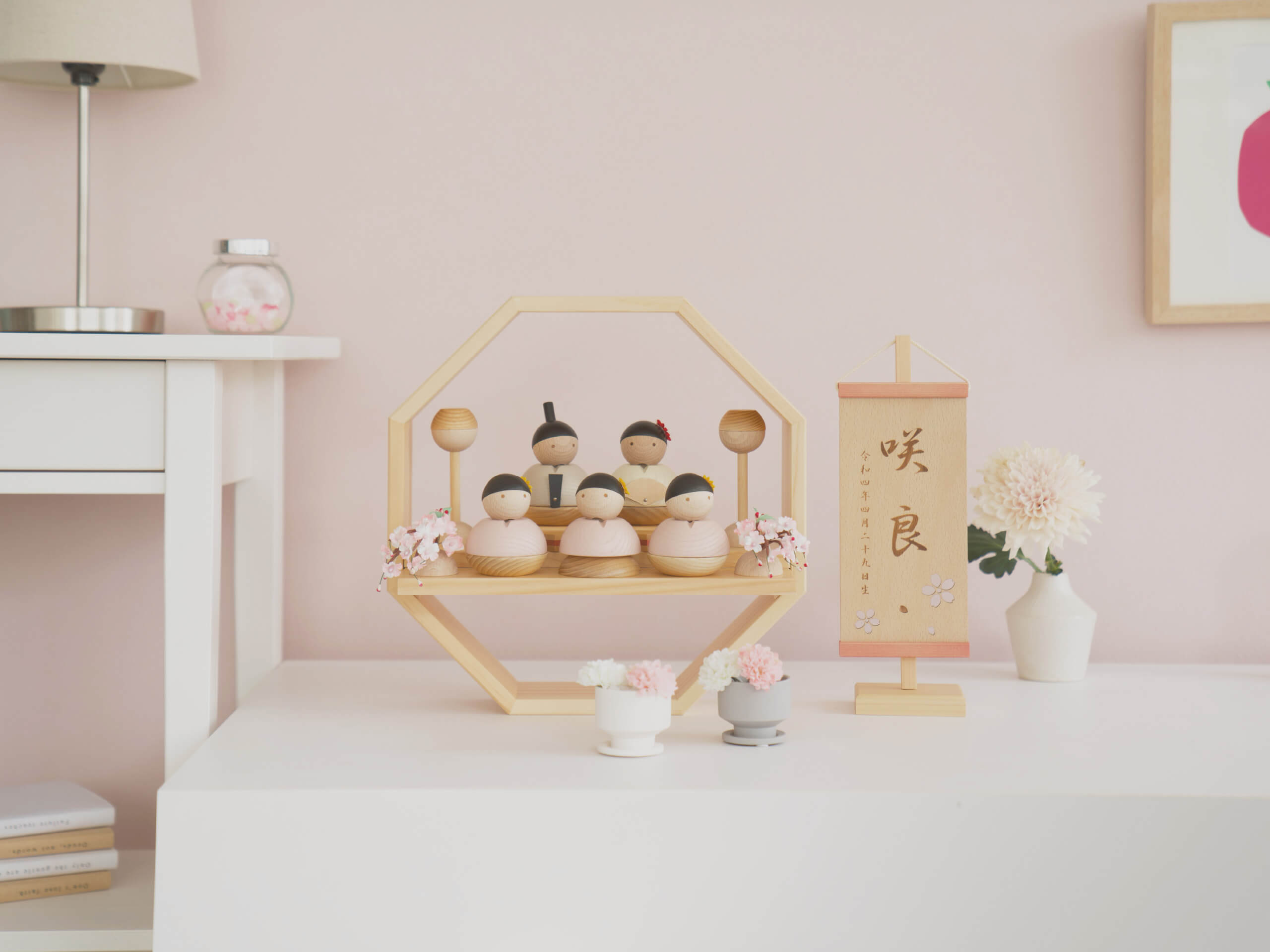 てづくり工房木都｜おしゃれでかわいい木製のコンパクトなひな人形と五