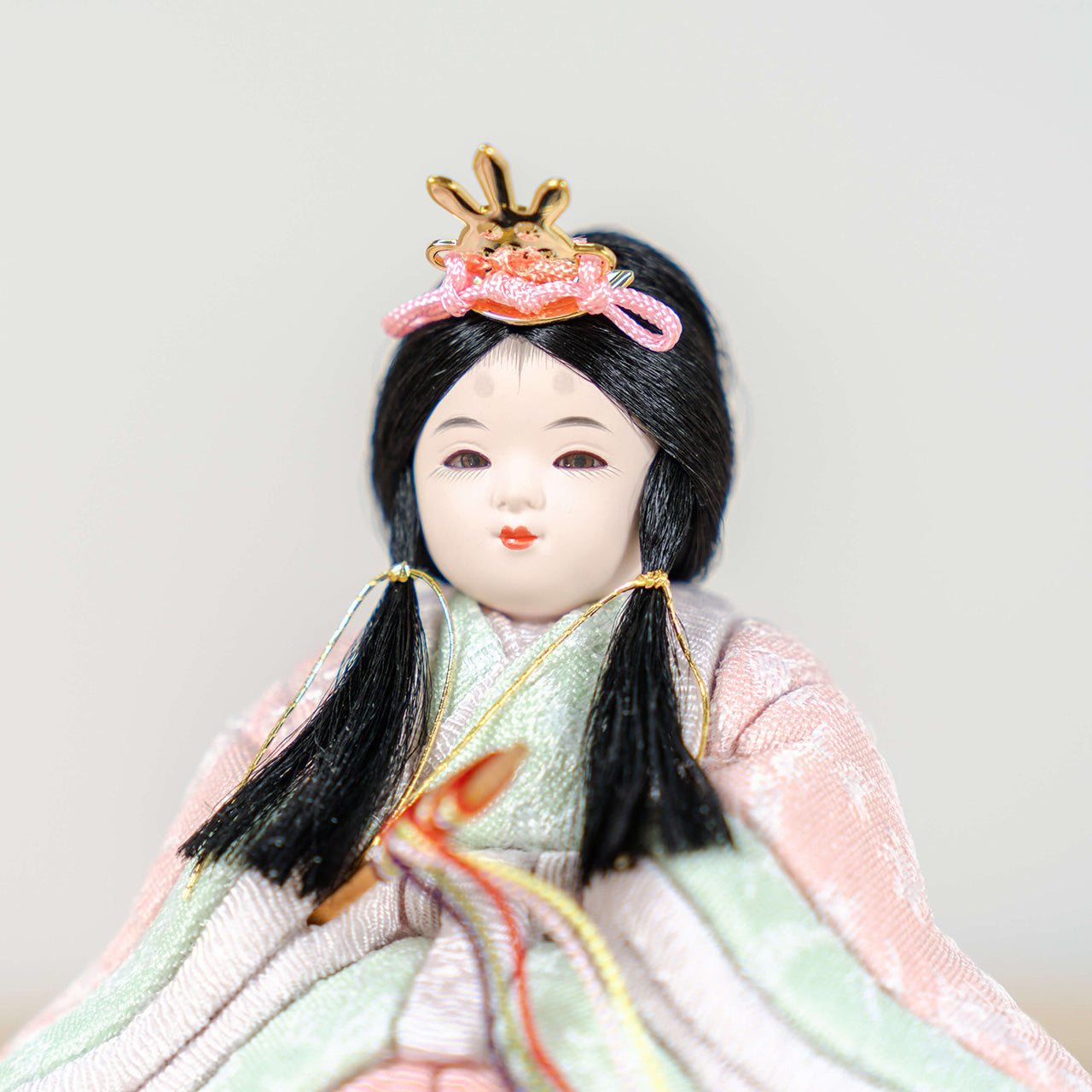 ことの木目込ひな　このは　ケース　灯桜付