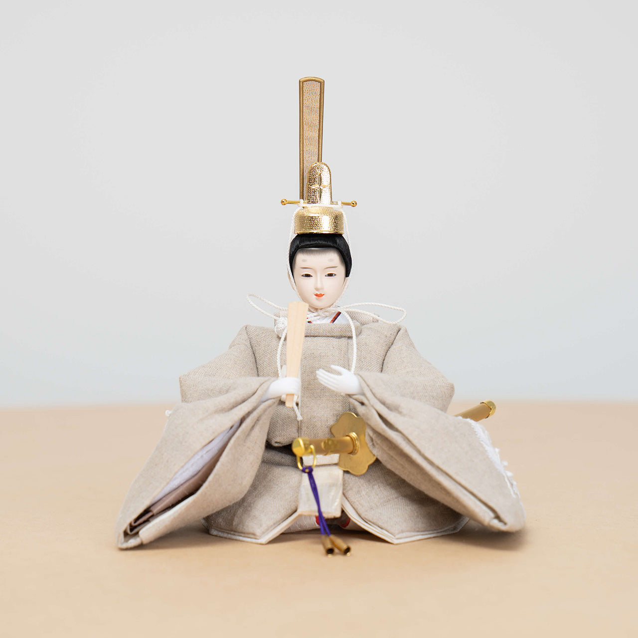 ことのひな人形　かれん　麻の葉収納　NN　ピンク和紙