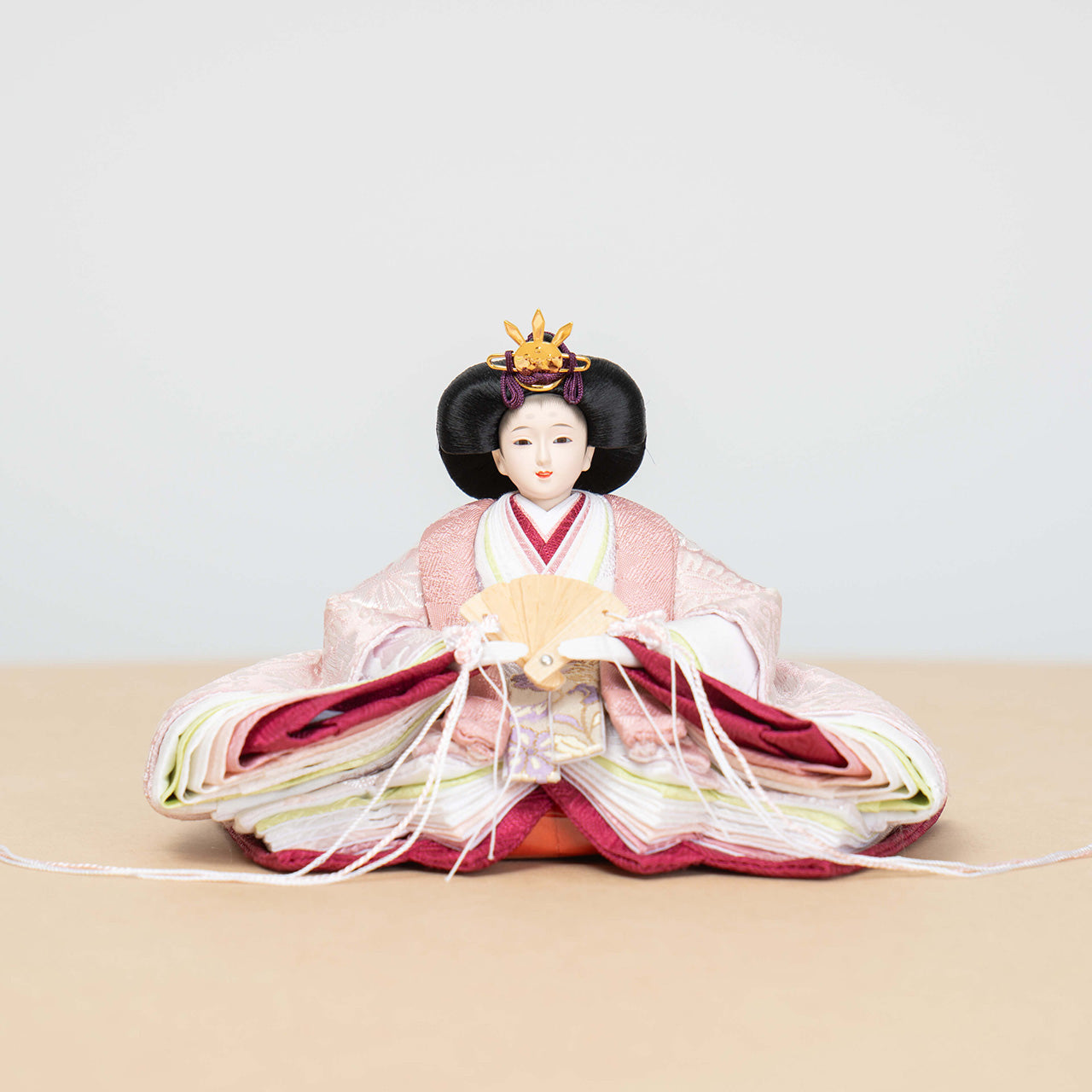 ことのひな人形　ゆい　桜　円ケース
