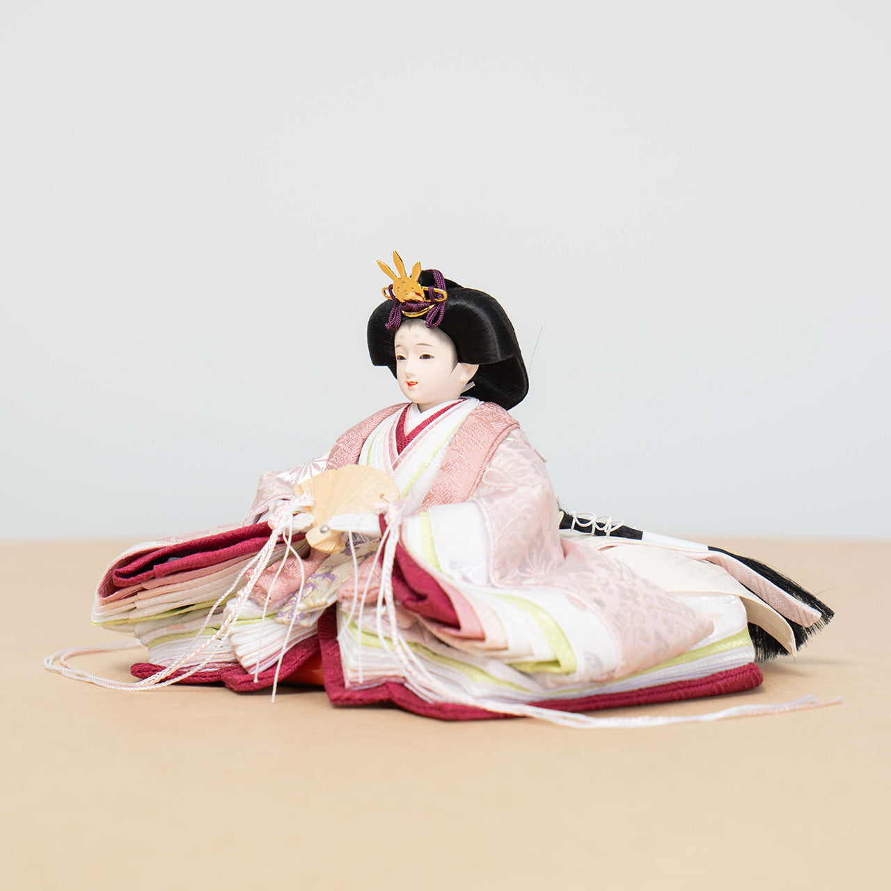 ことのひな人形　ゆい　桜　円ケース